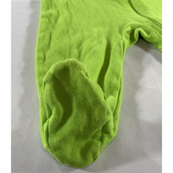 Garanimals Baby 6-9M Frankenstein Sleep Play Bodysuit 2 pc Set Halloween Green - Picture 8 of 16